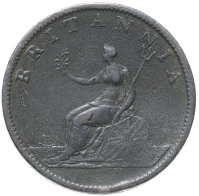 купить Великобритания 1/2 пенни 1807