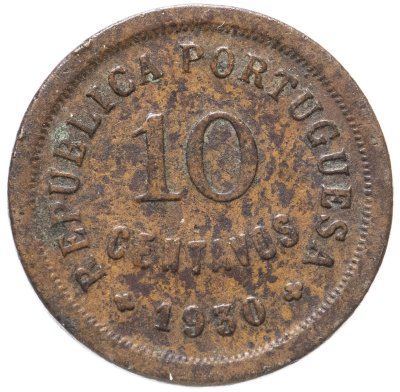 купить Кабо-Верде 10 сентаво (centavos) 1930