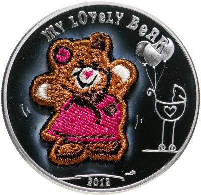 купить Палау 5 долларов 2012 "Плюшевый мишка" с сертификатом