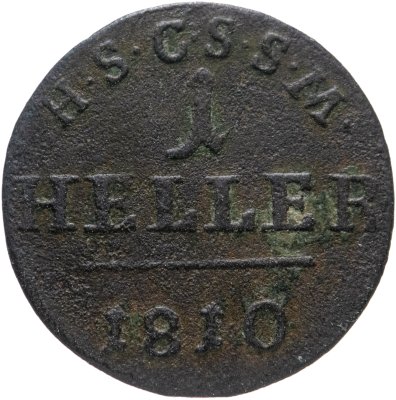 купить Германия, Саксен-Кобург-Заальфельд 1 геллер 1810