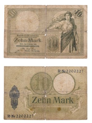купить Германия 10 марок 1906