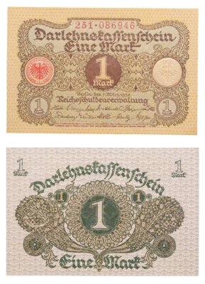 купить Германия (Веймарская Республика) (Berlin) 1 марка 1920 год