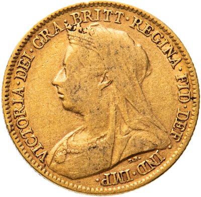 купить Великобритания 1/2 соверена (полсоверена, half sovereign) 1897