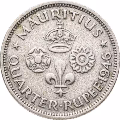 купить Маврикий 1/4 рупии (rupee) 1946