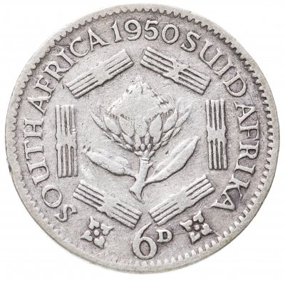 купить ЮАР 6 пенсов (pence) 1960