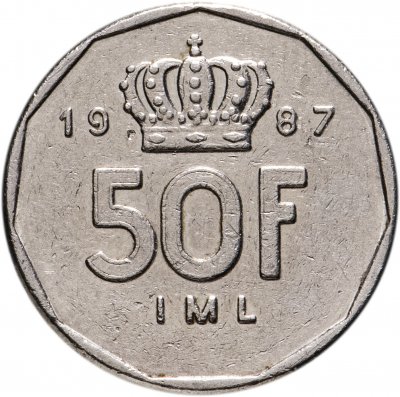 купить Люксембург 50 франков (francs) 1987-1989, случайная дата