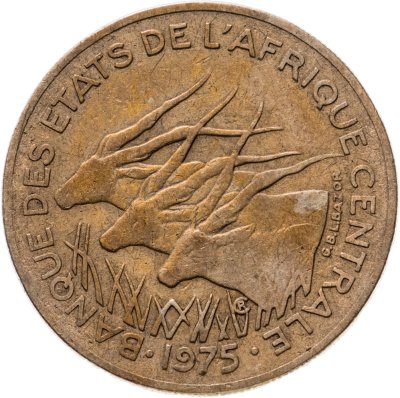 купить Центральная Африка (BEAC) 25 франков (francs) 1975