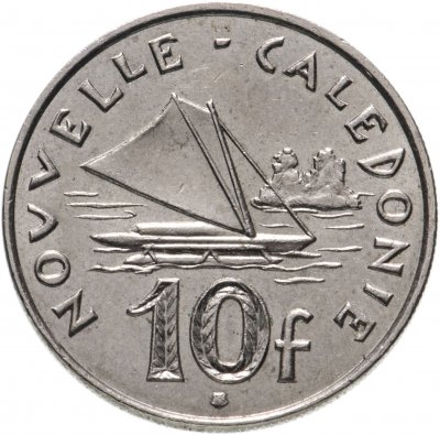 купить Новая Каледония 10 франков (francs) 2006-2018, случайная дата