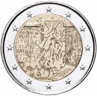 Купить Франция 2 евро 2019 "30-летие падения Берлинской стены"