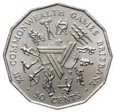 купить Австралия 50 центов (cents) 1982 XII Игры Содружества
