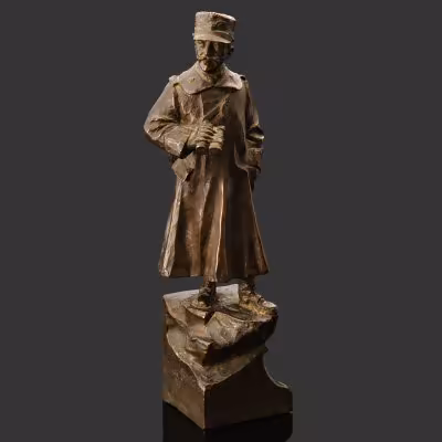 купить Скульптура "На службе" (название условное), бронза, литье, Западная Европа, 1900-1950 гг.