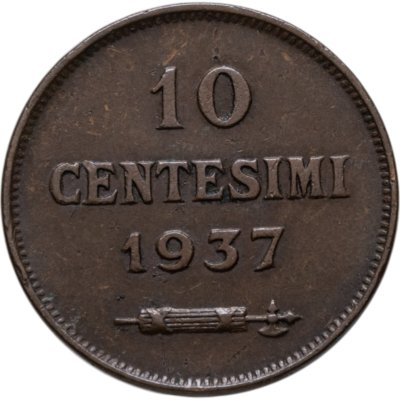 купить Сан-Марино 10 чентезимо (centesimi) 1935-1938, случайный год