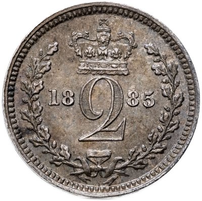 купить Великобритания 2 пенса 1885