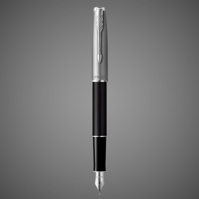 купить Перьевая ручка Parker Sonnet Entry Point Black Steel CT, перо: F, цвет чернил: black, в подарочной упаковке, Металлы: нержавеющая сталь, палладий, пластик, 2026 г.