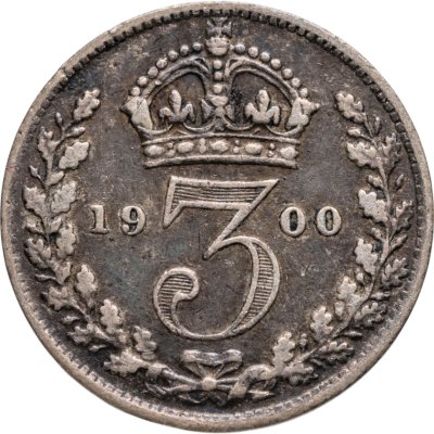 купить Великобритания 3 пенса (pence) 1900