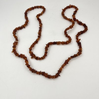 купить Бусы с бусинами различных форм (длинные), янтарь, СССР, 1970-1990 гг.