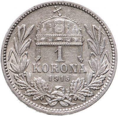 купить Австро-Венгрия 1 крона 1915 год монета для Венгрии