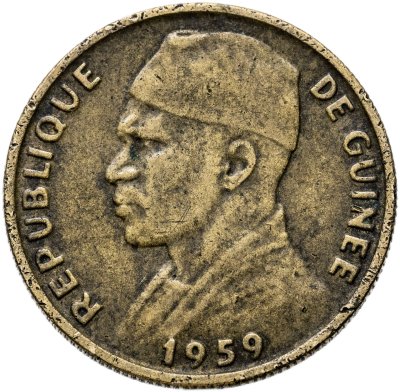 купить Гвинея 10 франков (francs) 1959