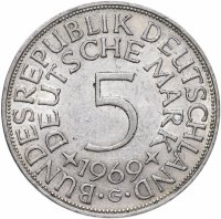 купить Германия 5 марок 1969