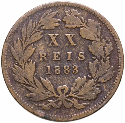 купить Португалия 20 рейс (reis) 1883