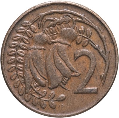 купить Новая Зеландия 2 цента (cents) 1967-1983 (случайный год)
