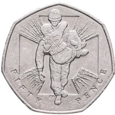 купить Великобритания 50 пенсов (pence) 2006 "Героический акт"