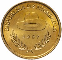 купить Никарагуа 1 кордоба (cordoba) 1987