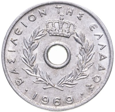 купить Греция 10 лепт 1969