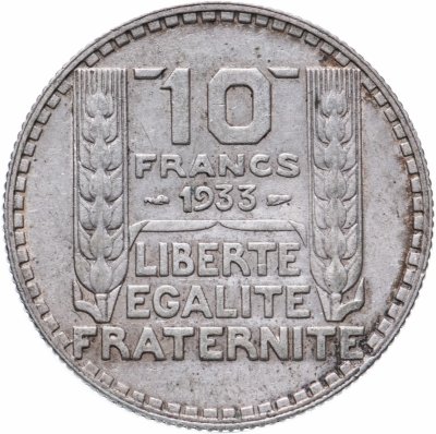 купить Франция 10 франков (francs) 1933