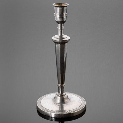 купить Подсвечник для одной свечи, латунь, серебрение, Западная Европа, 1910-1930 гг.