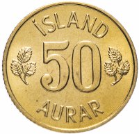 Купить Исландия 50 эйре (aurar) 1974