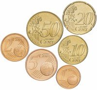 Купить Германия набор монет от 1 до 50 евро центов 2002 D (6 штук)