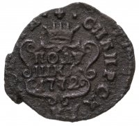 купить Полушка 1772 КМ, сибирская монета