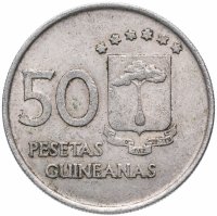 Купить Экваториальная Гвинея 50 песет (pesetas) 1969