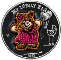 купить Острова Кука 5 долларов 2012 "Плюшевая медведица"