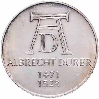 купить Германия 5 марок (deutsche mark) 1971 "500 лет со дня рождения Альбрехта Дюрера"