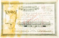 Купить Акция США ORANGE COUNTY ABSTRACT COMPANY 1889- 1891 гг.