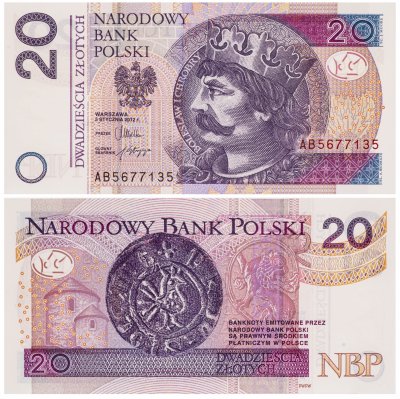 купить Польша 20 злотых 2012 (Pick 184a)