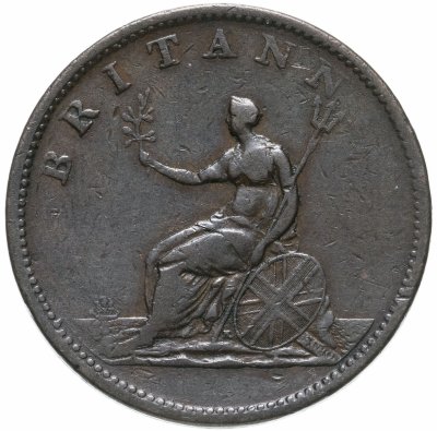купить Великобритания 1/2 пенни (penny) 1806 Георг III