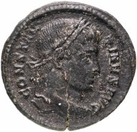 купить Римская Империя, Константин I, 306–337 гг, Нуммий (реверс: надпись внутри венка)