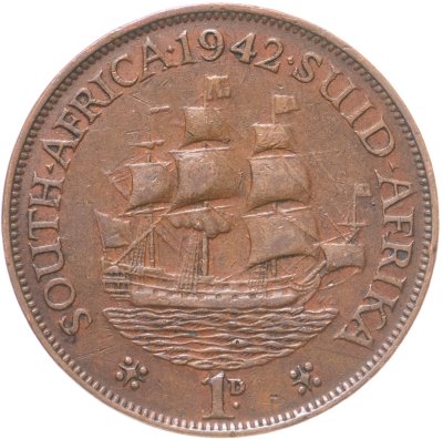 купить ЮАР 1 пенни (penny) 1942