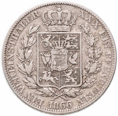 купить Германия, Ольденбург 1 союзный талер 1866