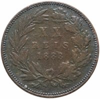 купить Португалия 20 рейс (reis) 1883