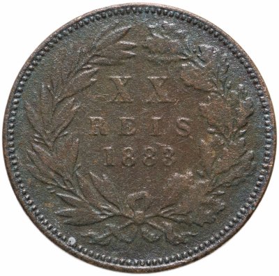 купить Португалия 20 рейс (reis) 1883