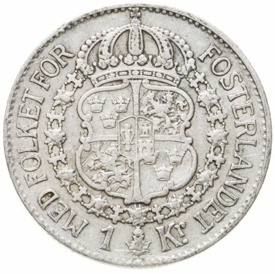 купить Швеция 1 крона (crown) 1934