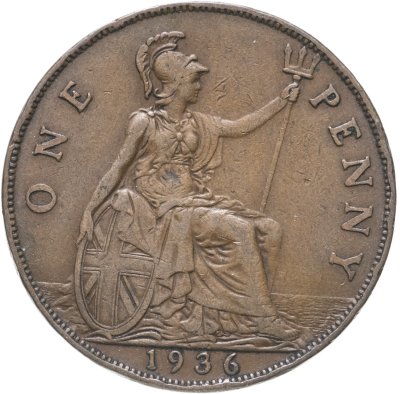 купить Великобритания 1 пенни 1936