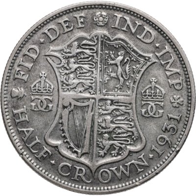 купить Великобритания 1/2 кроны (crown) 1931