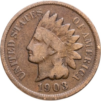 купить США 1 цент (cent) 1903 Indian Head Cent
