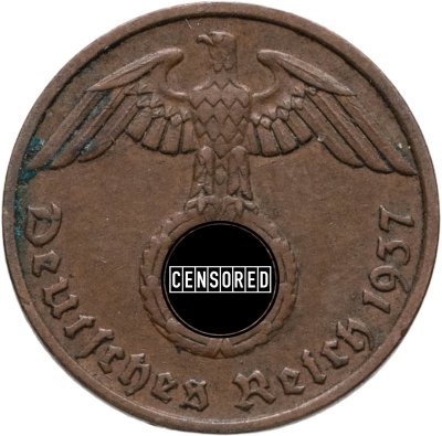 купить Германия (Третий рейх) 1 рейхспфенниг (reichspfennig) 1937 F