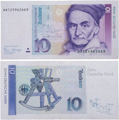 купить Германия ФРГ 10 марок 1989